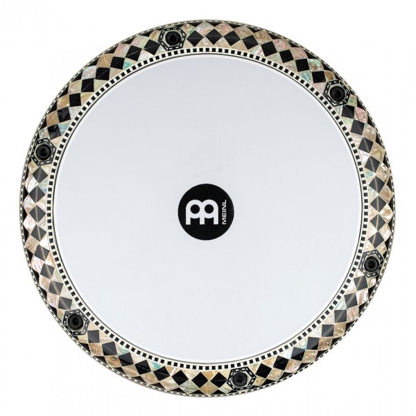 Meinl 8 3/4" Artisan Edition Doumbek, White Pearl, Mosaic Royale - Head