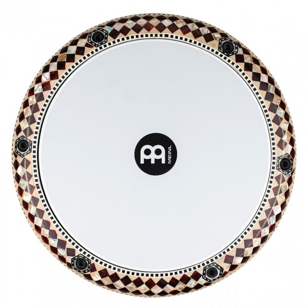 Meinl 8 3/4" Artisan Edition Doumbek, White Pearl, Mosaic Imperial - Head