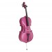 Student 3/4 Size Cello with Case by Gear4music, Purple
