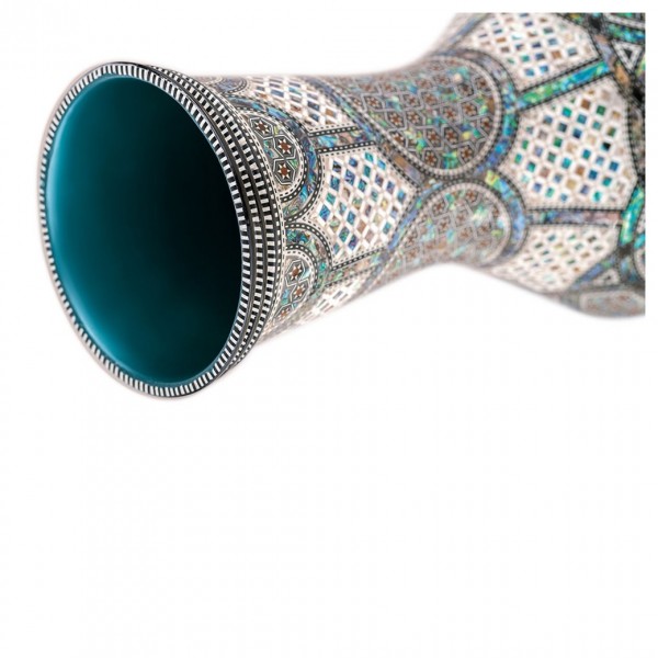 Meinl 8 3/4" Artisan Edition Doumbek, White Pearl, Mosaic Palace - Base