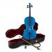 1/4-Student-Cello mit Kasten von Gear4music, Blau