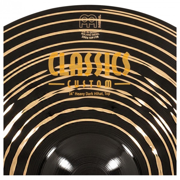 Meinl Classics Custom Dark 14" Heavy Hi-Hats