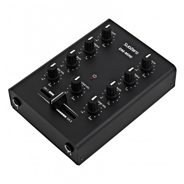 SubZero 2 Channel Mini DJ Mixer at Gear4music