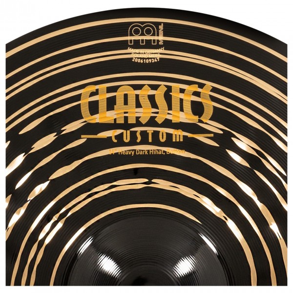 Meinl Classics Custom Dark 14" Heavy Hi-Hats