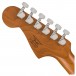 Squier Contemporary Jaguar HH LRL, Shoreline Gold - Rear of Headstock View