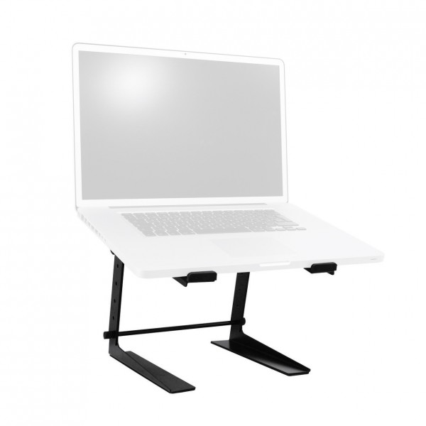 Omnitronic ELR-12/17 Laptop Stand - Front with Laptop