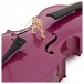 Student 1/2 Size Cello with Case by Gear4music, Purple