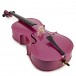 Student 1/2 Size Cello with Case by Gear4music, Purple
