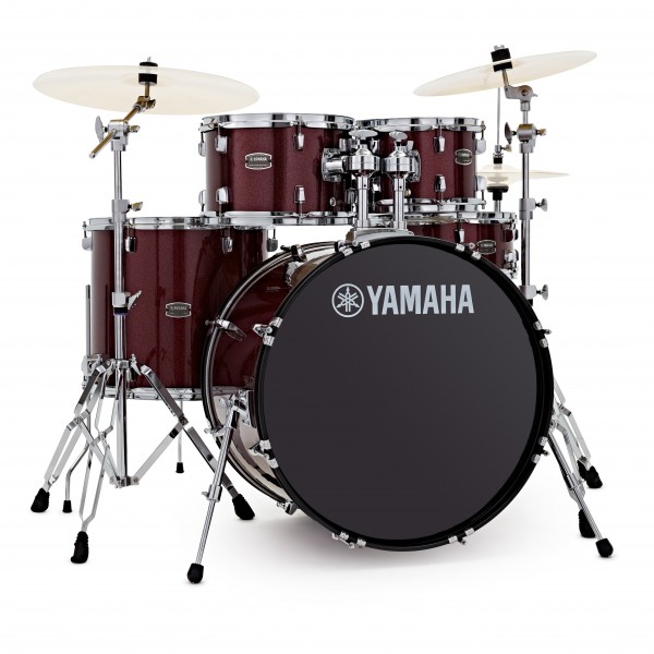 Yamaha Rydeen 22" Drum Kit w/ Hardware, Burgundy Sparkle