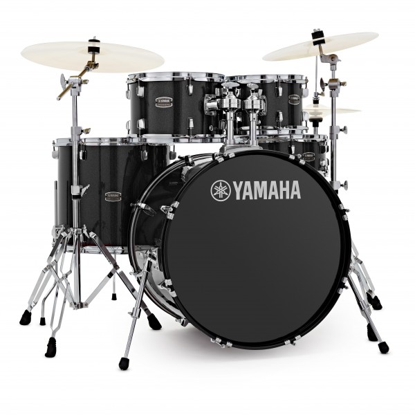 Yamaha Rydeen 20" Drum Kit w/ Hardware, Black Sparkle
