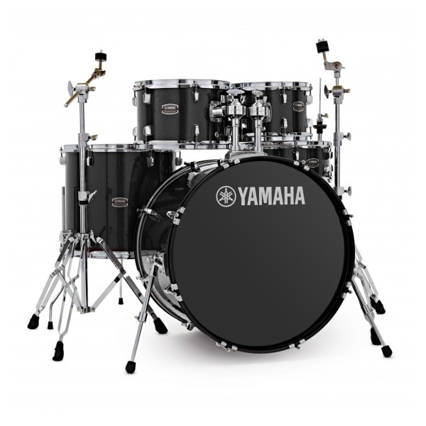 Yamaha Rydeen 20" Drum Kit w/ Hardware, Black Glitter