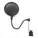  Microphone Pop Filter Shield for Mic Stand by Gear4music