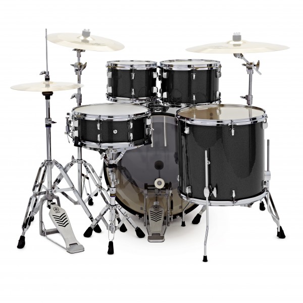 Yamaha Rydeen 22" Drum Kit w/ Hardware, Black Sparkle