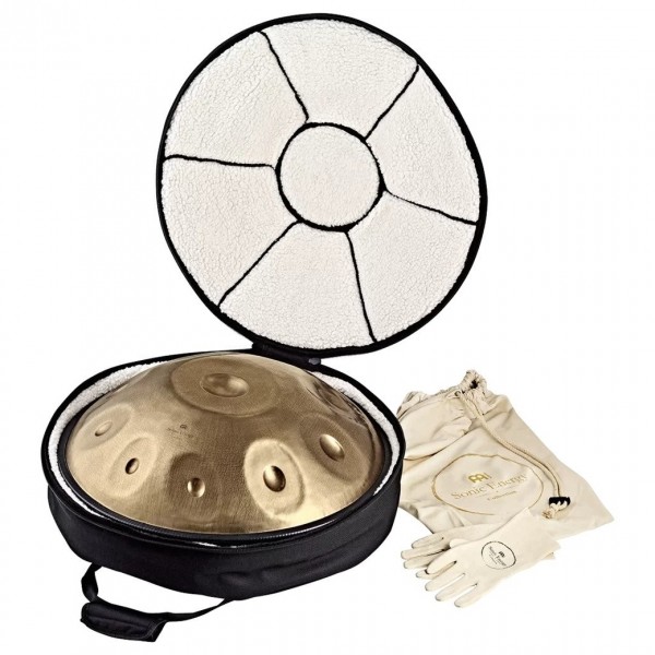 Meinl Sonic Energy Handpan Stainless Steel, Vintage Gold, D Kurd