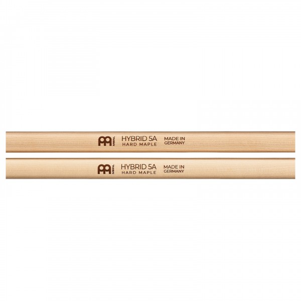 Meinl Stick & Brush Hybrid 5A Maple Drumsticks, Wood Tip, Pair Logo
