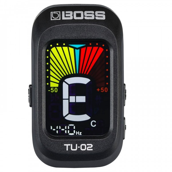 Boss TU-02 Chromatic Clip-on Tuner- Front