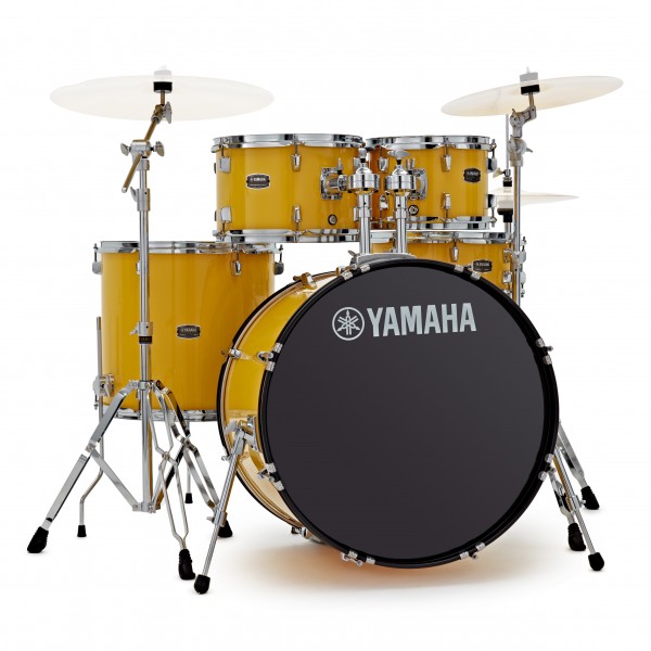 Yamaha Rydeen 22" Drum Kit w/ Hardware, Mellow Yellow