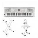 Yamaha DGX 670 Digital Piano Package, White