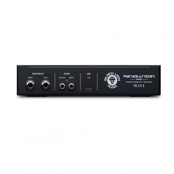 Black Lion Audio Revolution 2×2 - Rear View 
