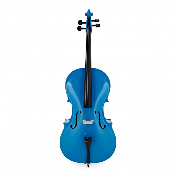 Student Full Size Cello Beginner Pack by Gear4music, Blue