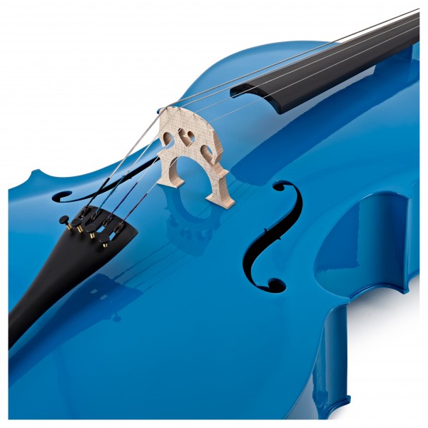 Student Full Size Cello Beginner Pack by Gear4music, Blue