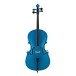 Student 3/4 Size Cello with Case + Beginner Pack, Blue