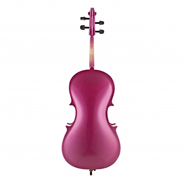 Student 3/4 Size Cello with Case + Beginner Pack, Purple