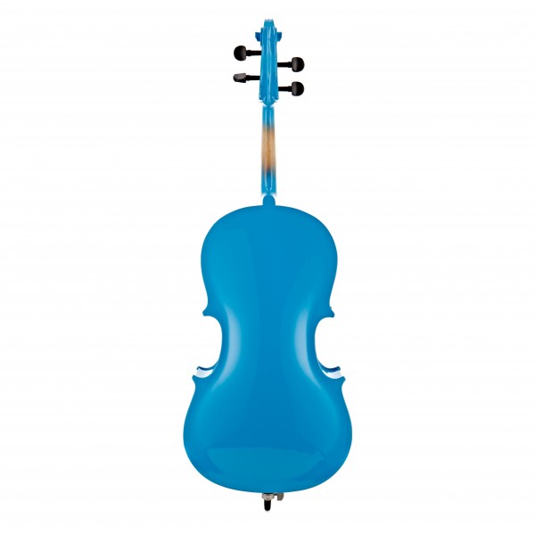 Student 1/4 Size Cello + Beginner Pack, Blue