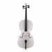 Student 1/2 Size Cello with Case + Beginner Pack, White