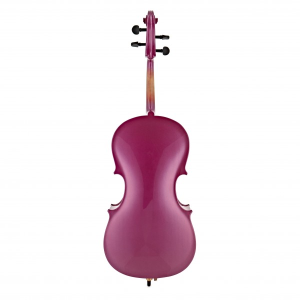 Student 1/2 Size Cello with Case + Beginner Pack, Purple