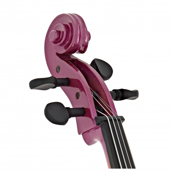 Student 1/2 Size Cello with Case + Beginner Pack, Purple