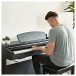 DP-10X Digital Piano by Gear4music + Accessory Pack, Matte Black