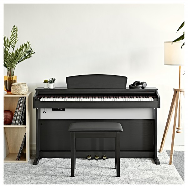 DP-10X Digital Piano by Gear4music + Accessory Pack, Matte Black