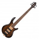 Cort C5 Plus OVMH 5-String Bass, Antique Brown Burst
