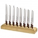 Meinl Sonic Energy Therapie Stimmgabelhalter Set, 16 Stimmgabeln