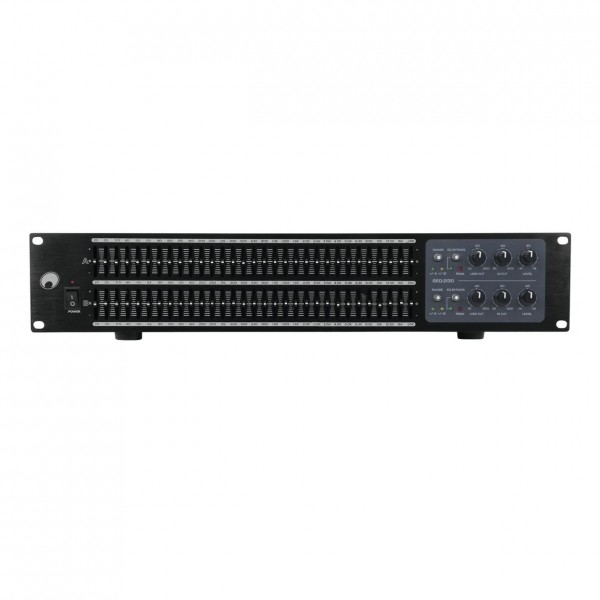 Omnitronic GEQ-2310 Dual 31-band Graphic Equalizer - Front