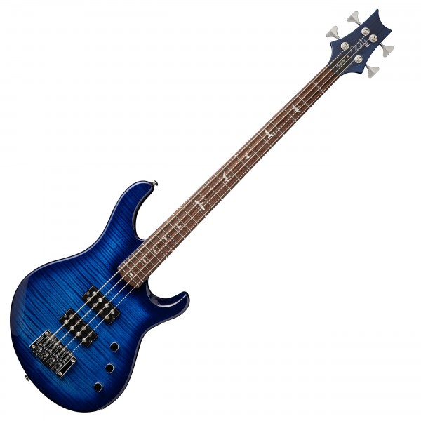 PRS SE Kingfisher Bass, Faded Blue Burst