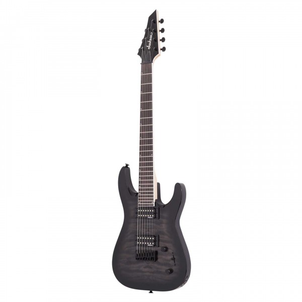 Jackson JS22-7 DKA Dinky QM, Trans Black Burst
