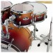 Pearl Export EXL 20'' Fusion Drum Kit, Ember Dawn Tom