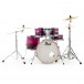 Pearl Export EXL 20'' Fusion Drum Kit, Raspberry Sunset Front