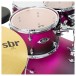 Pearl Export EXL 20'' Fusion Drum Kit, Raspberry Sunset Cymbal