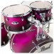 Pearl Export EXL 20'' Fusion Drum Kit, Raspberry Sunset Tom Mount