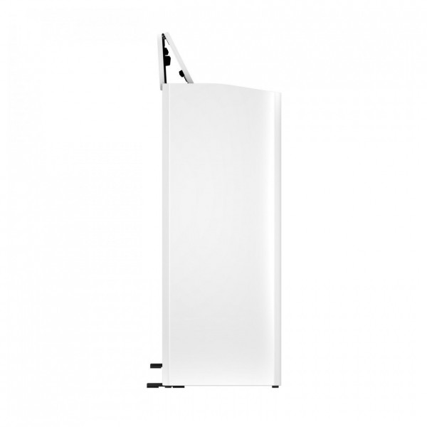 Roland F701 Digital Piano, white, from the side