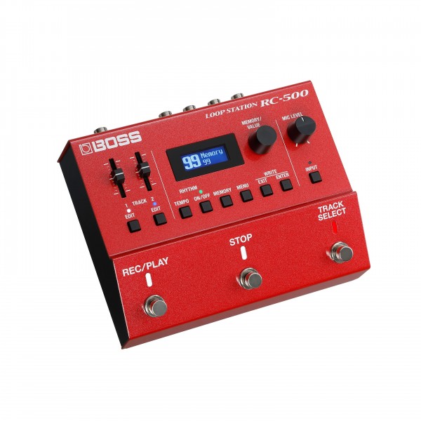 Boss RC-500 Loop Station Dual Track Looper Pedal top