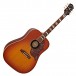Epiphone Inšpirované Gibson Hummingbird, Aged Cherry Sunburst Lesk