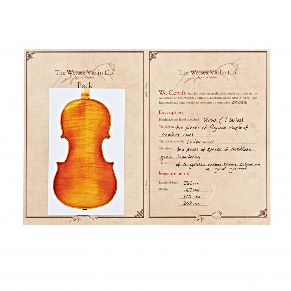 Wessex V Series Violin Outfit, Gold Setup