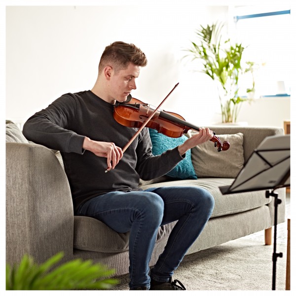 Student Full Size 4/4 Violin by Gear4music, Antique Fade