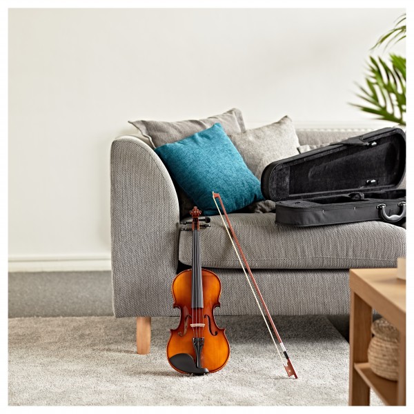 Student Full Size Violin + Accessory Pack by Gear4music, Antique Fade