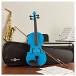 Student Full Size Violin, Blue, by Gear4music