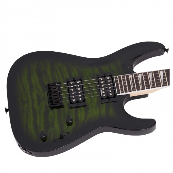 Jackson JS32Q DKA Dinky HT, Trans Green Burst